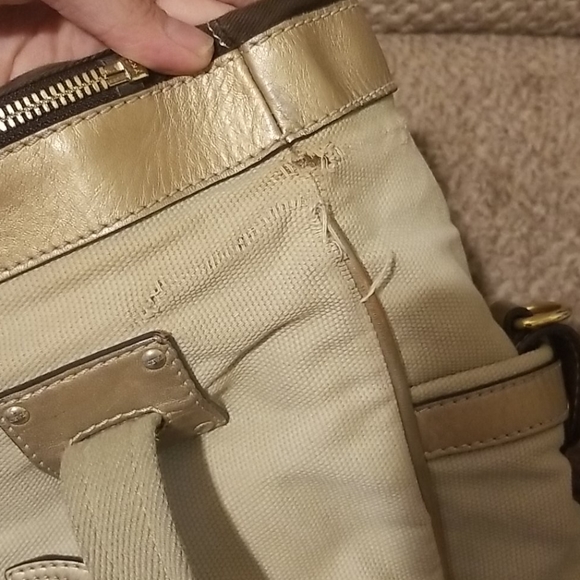 Loewe Large Canvas & Leather Tote "Authentic" - Picture 10 of 11